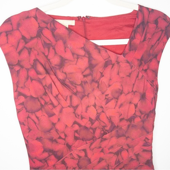 Michael Kors Collection 2010 Runway Rose Petal Asymmetrical Pleated Dress - Picture 5 of 12